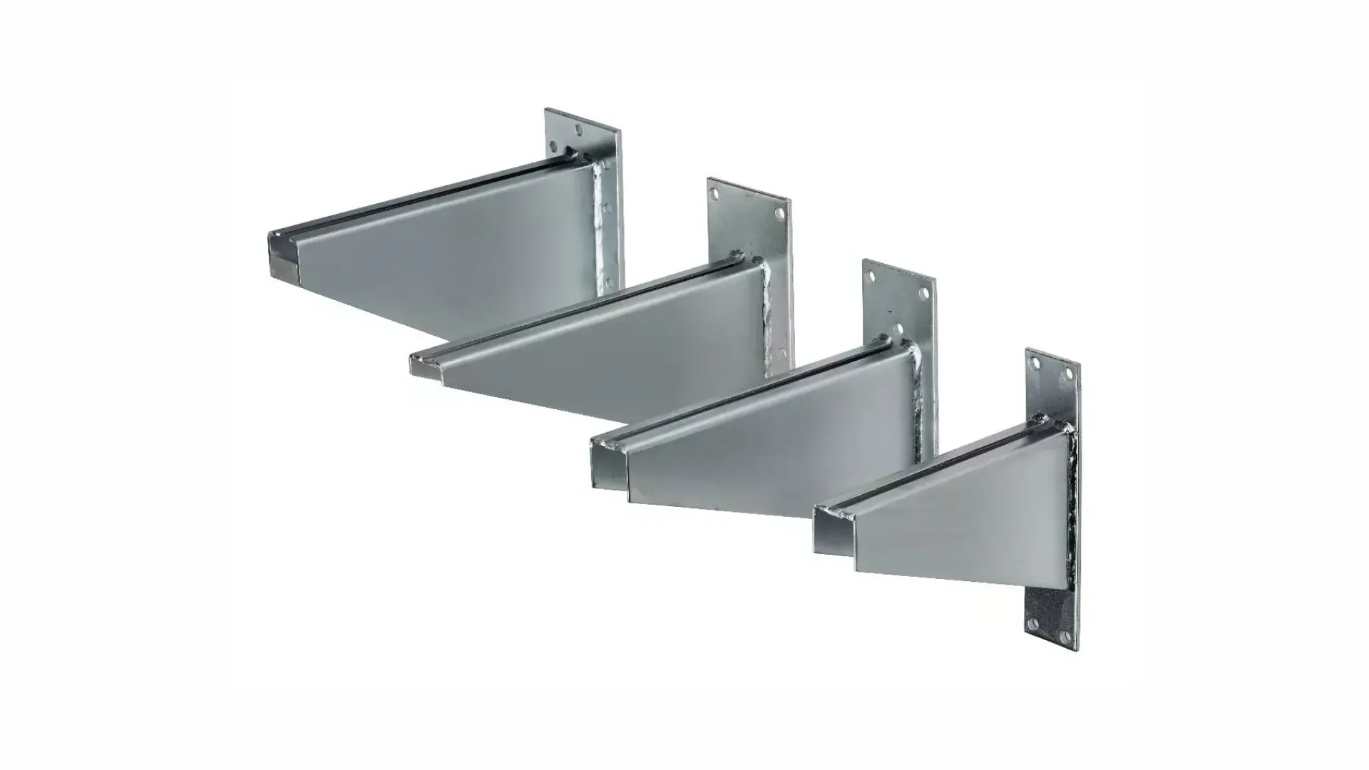 Кронштейн для желоба  с порошковым покрытием RAL 8017 140х200 мм