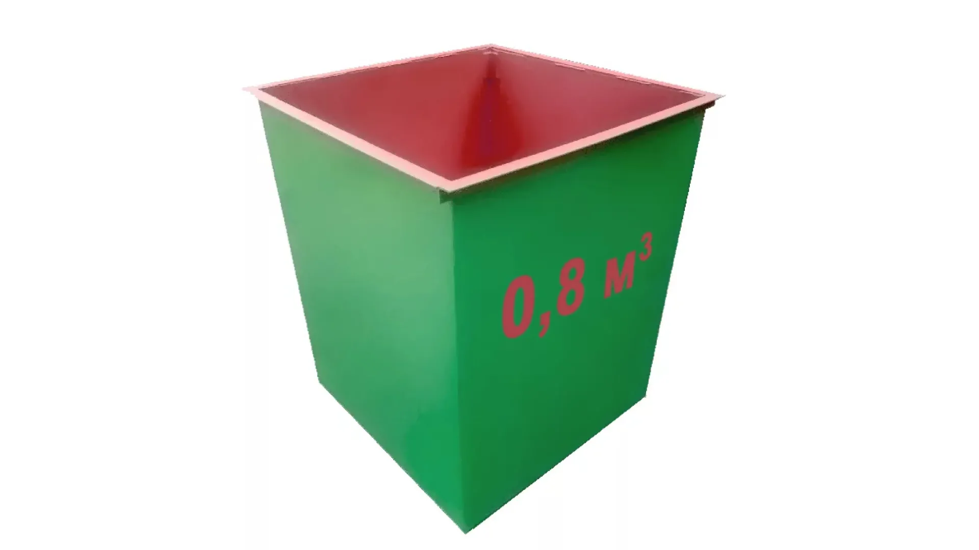 Контейнер для мусора с крышкой пластик  0.36 м3